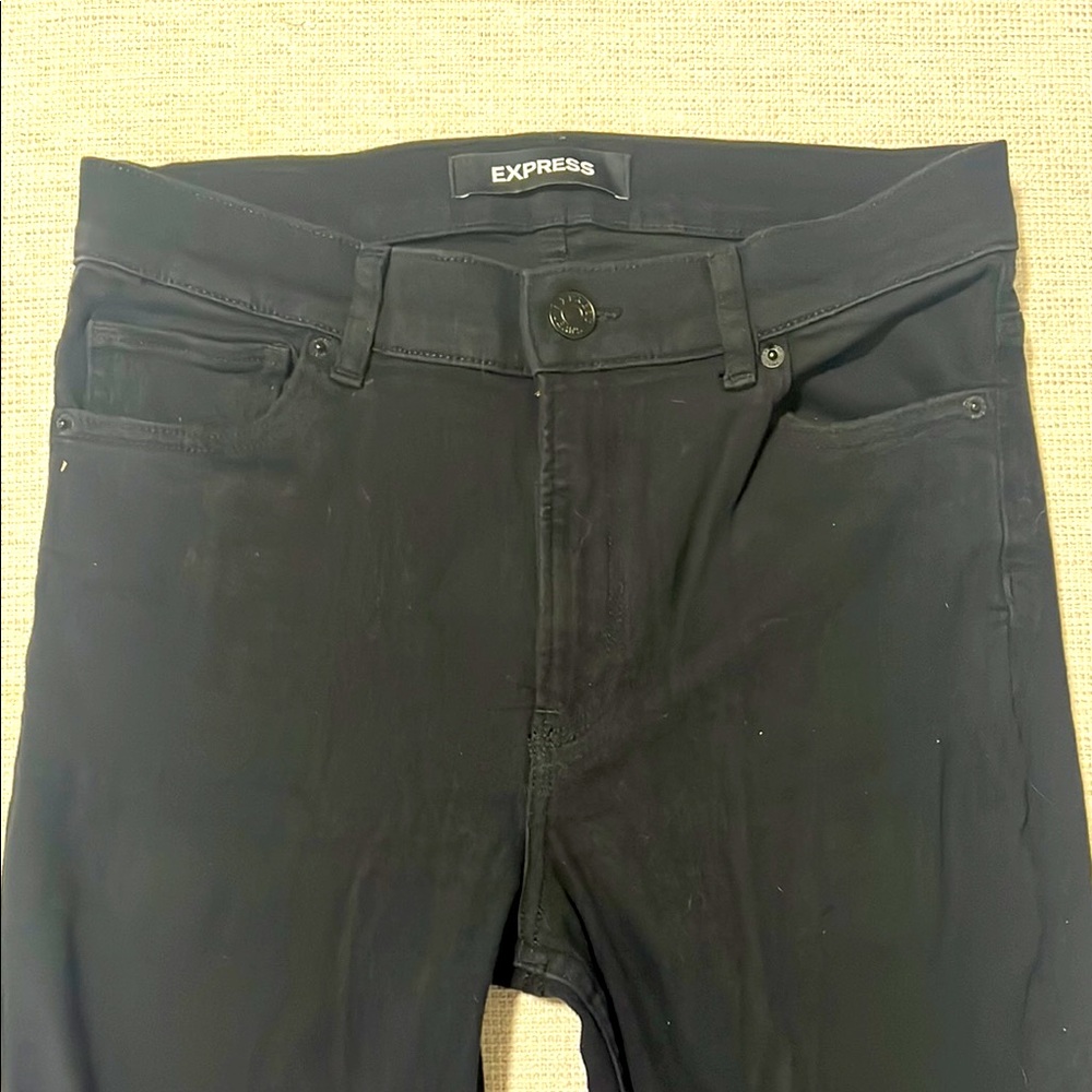 Express Women’s Skinny Black Jeans - Size 10